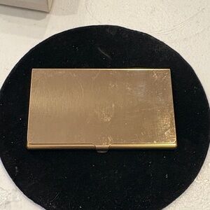 Elegant Gold Card Holder